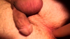 Sissy boy gapes his ass until he cums