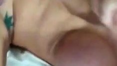 Webcam Couple perfect tits cumshot