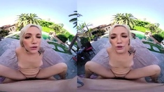 Trashy Small Tit Blond In Pov Porno