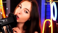 Asmr ear licking and lipping