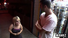 Midget Stella Marie meets a dude and wants to take him home to play