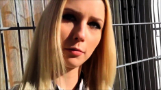 Deutsch Blonde Teen Stunning Nimmt Es In Den Arsch