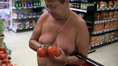 Shopping naked