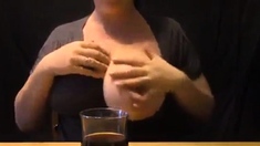 Amateur Huge Engorged Breasts Milking # 2