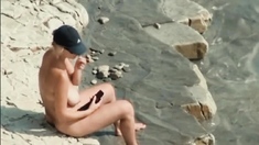 My blonde nudist mom during a holiday